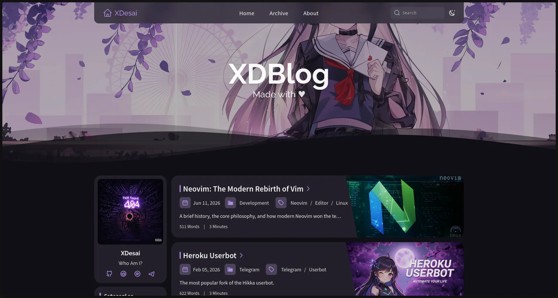 XDBlog